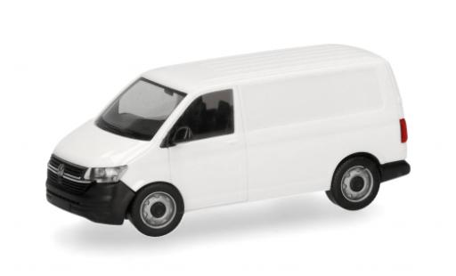 Modelauto Volkswagen T6 T6.1 .1 bestelwagen wit 1/87 Herpa MiniKit