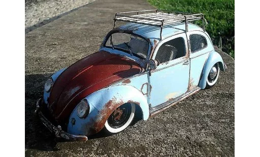 Volkswagen Kafer Base 1/18 Maisto coccinelle 51 split standard hoodride modelauto