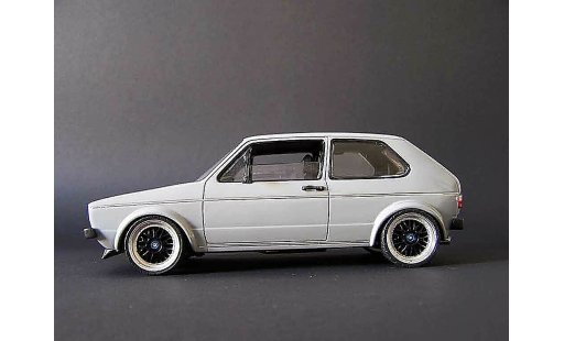 Volkswagen Golf GTI 1/18 Solido grijs jantes tsw 18 pouces pinstriping modelauto