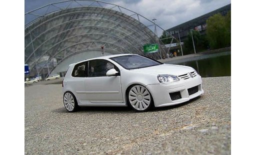 Volkswagen Golf GTI 1/18 Norev wit jantes audi 18 pouces modelauto