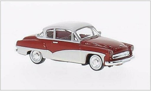 Wartburg 311 Coupe 1/87 Brekina rood/wit modelauto