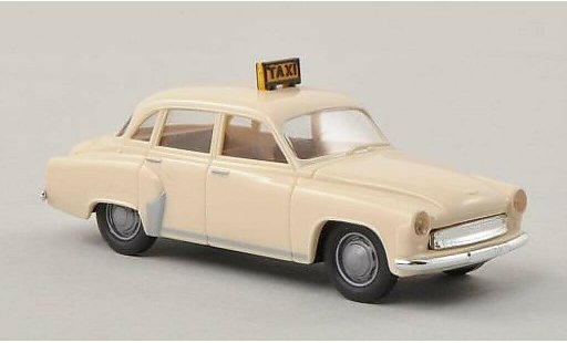 Wartburg 311 Base 1/87 Brekina Taxi beige modelauto