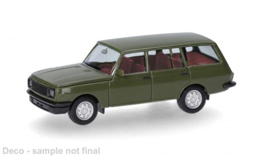 Modelauto Wartburg 353 Tourist olijfgroen 1984 1/87 Herpa