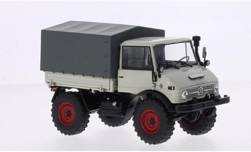 Modelauto Mercedes Unimog 406-425 406 (U84) grijs avec Ganzstahl-Fahrerhaus et toile 1/32 weise toys
