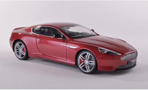 Modelauto Aston Martin DB9 coupe rood 1/18 Welly