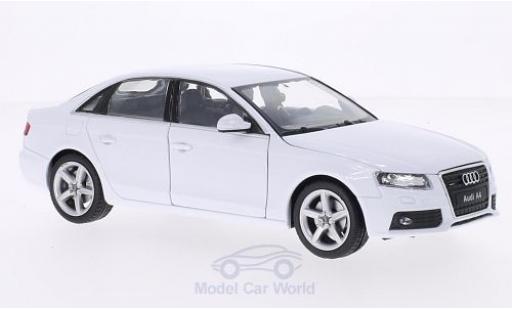 Modelauto Audi A4 berline wit 2009 1/24 Welly