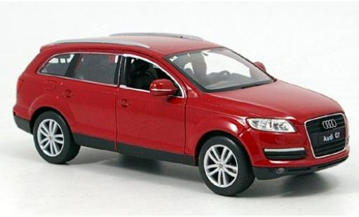 Modelauto Audi Q7 suv rood 1/24 Welly