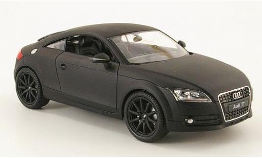 Modelauto Audi TT coupe matzwart 1/24 Welly