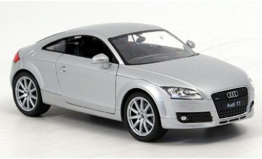 Modelauto Audi TT coupe grijs 1/24 Welly