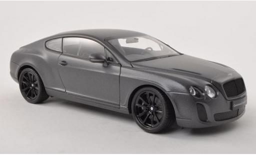 Modelauto Bentley Continental Supersports mat-antraciet 1/18 Welly