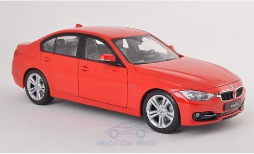 Modelauto Bmw 335 coupe i rood 1/18 Welly