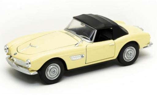Modelauto Bmw 507 cabriolet beige kap ferm&Atilde;&copy; 1/24 Welly