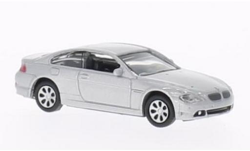 Modelauto Bmw 645 Cabriolet ci grijs 1/87 Welly