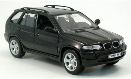 Modelauto Bmw X5 suv zwart 1/24 Welly