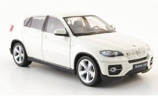 Modelauto Bmw X6 suv wit 1/24 Welly