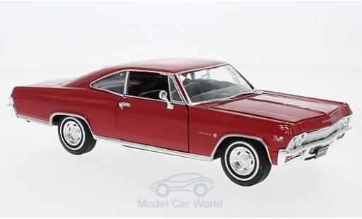 Modelauto Chevrolet Impala SS 396 rood 1965 1/24 Welly