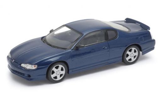 Modelauto Chevrolet Monte Carlo SS TM blauw 1/24 Welly