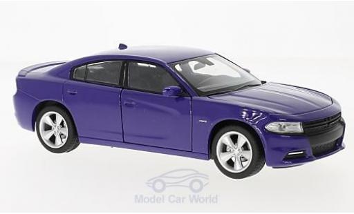 Modelauto Dodge Charger R/T lila 2016 1/24 Welly