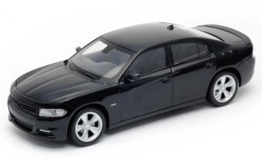 Modelauto Dodge Charger R/T zwart 2016 1/24 Welly