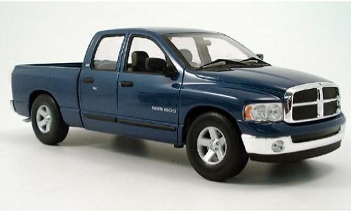 Modelauto Dodge RAM pickup met. blauw 2002 1/18 Welly
