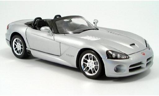 Modelauto Dodge Viper SRT 10 grijs 1/18 Welly