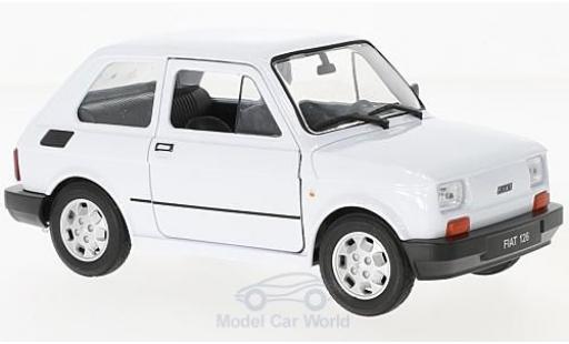 Modelauto Fiat 126 Berlina wit 1/24 Welly