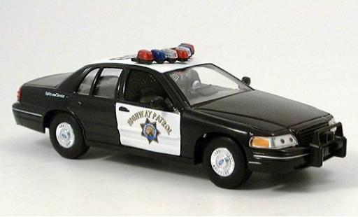 Modelauto Ford Crown Police Interceptor Victoria Politie Highway Patrol 1/24 Welly