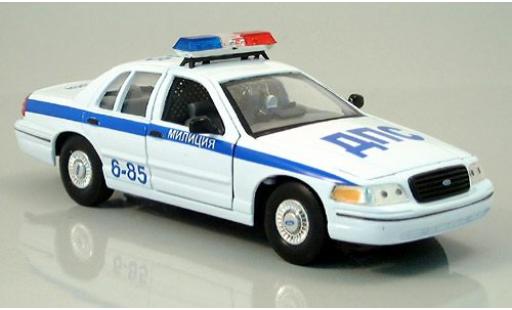 Modelauto Ford Crown Police Interceptor Victoria Politie Moskau 1/24 Welly
