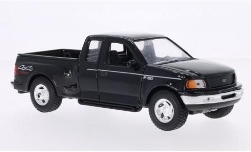 Modelauto Ford F-150 Pickup 50 Flareside Supercab zwart 1999 1/24 Welly