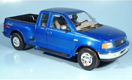 Modelauto Ford F-150 Pickup 50 Super Cab blauw 1999 1/18 Welly