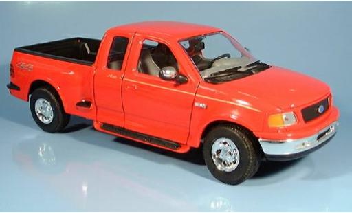 Modelauto Ford F-150 Pickup 50 Super Cab rood 1999 1/18 Welly