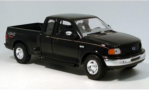 Modelauto Ford F-150 Pickup 50 Super Cab zwart 1999 1/18 Welly