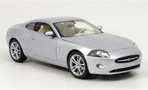 Modelauto Jaguar XK Base Coupe grijs 1/18 Welly