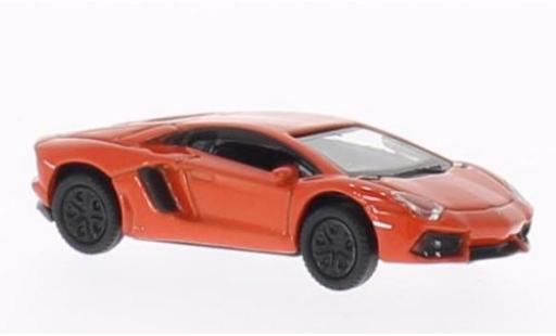 Modelauto Lamborghini Aventador LP 700-4 LP700-4 oranje 1/87 Welly