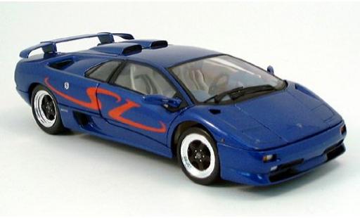 Modelauto Lamborghini Diablo SV blauw 1998 1/18 Welly