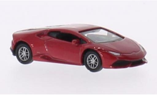 Modelauto Lamborghini Huracan LP 610-4 rood 1/87 Welly