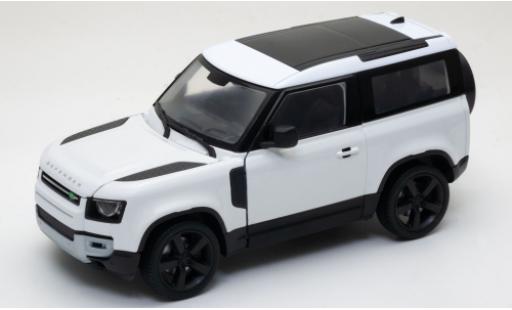 Modelauto Land Rover Defender Base wit 2020 1/24 Welly