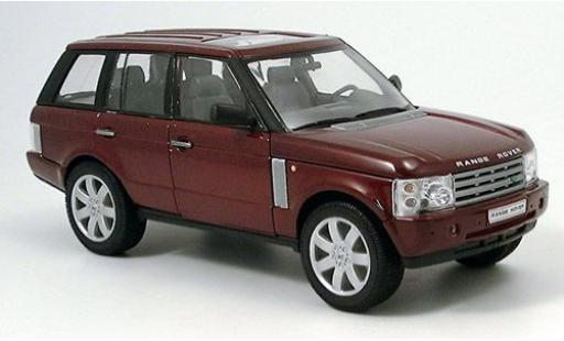 Modelauto Land Rover Range Rover Base dkl.-rot 2003 1/24 Welly