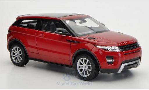 Modelauto Land Rover Range Rover Base Evoque metallic rood zonder Vitrine 1/24 Welly