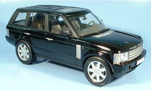 Modelauto Land Rover Range Rover Base zwart 2003 1/18 Welly
