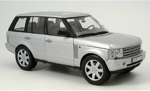 Modelauto Land Rover Range Rover Base grijs 2003 1/18 Welly