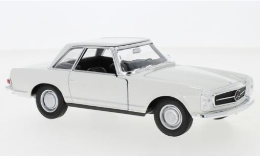 Modelauto Mercedes 230 Base SL (W113) wit 1963 1/24 Welly