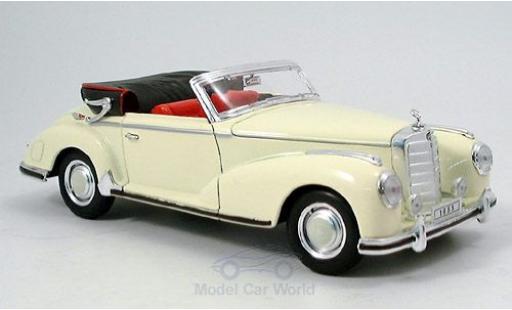 Modelauto Mercedes 300 Cabriolet S beige 1955 1/18 Welly