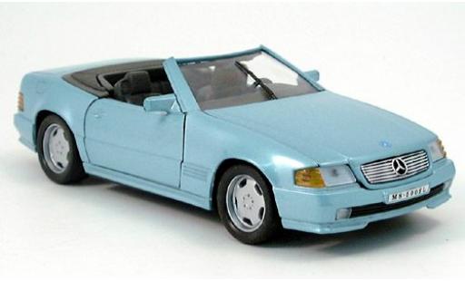 Modelauto Mercedes 500 Base SL met. turquoise 2000 1/24 Welly