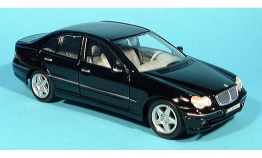 Modelauto Mercedes Classe C Base zwart 2001 1/24 Welly