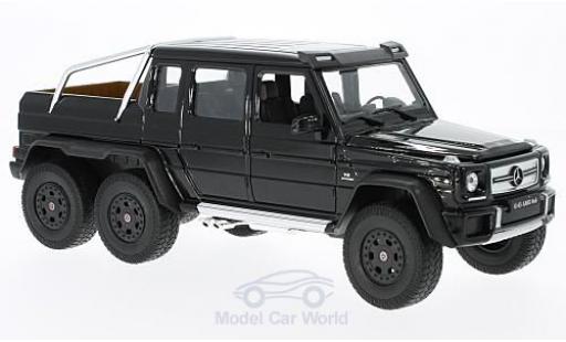 Modelauto Mercedes 6 6x6 G 63 AMG zwart 1/24 Welly