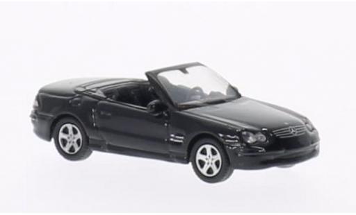Modelauto Mercedes SL Base 500 Cabrio zwart 1/87 Welly