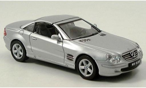 Modelauto Mercedes SL Base 500 grijs 1/43 Welly
