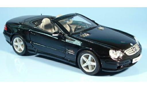 Modelauto Mercedes SL Base open zwart 2002 1/24 Welly