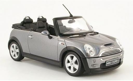 Modelauto Mini Cooper S Cabriolet met.-grijs 1/18 Welly